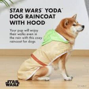 Star Wars NWT Yoda Pet Raincoat Sz L